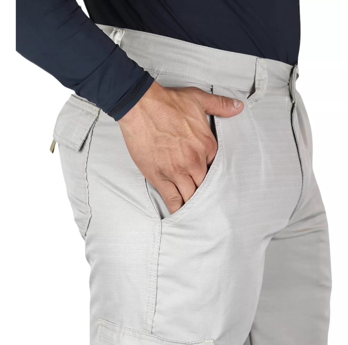 Bermuda Tática Assault® - Cinza Claro