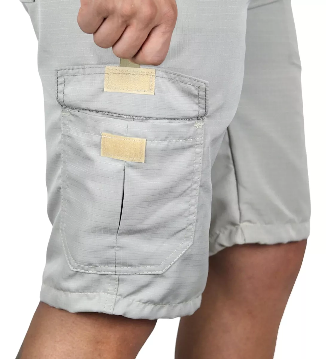 Bermuda Tática Assault® - Cinza Claro