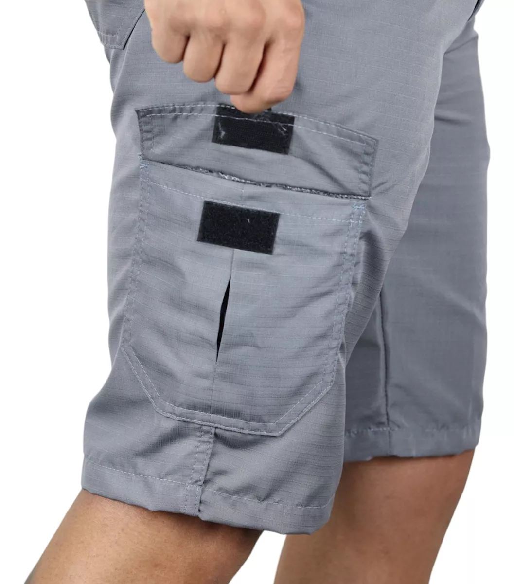 Bermuda Tática Assault® - Cinza