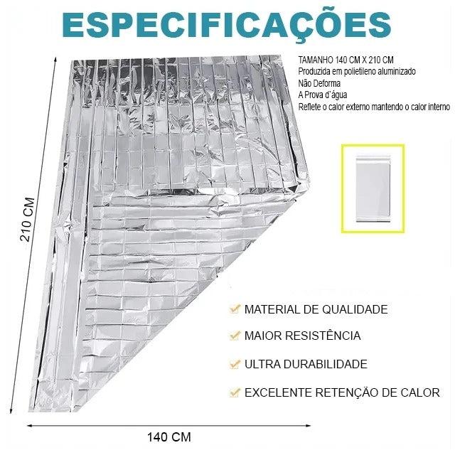 Manta Térmica Camping/Trilha