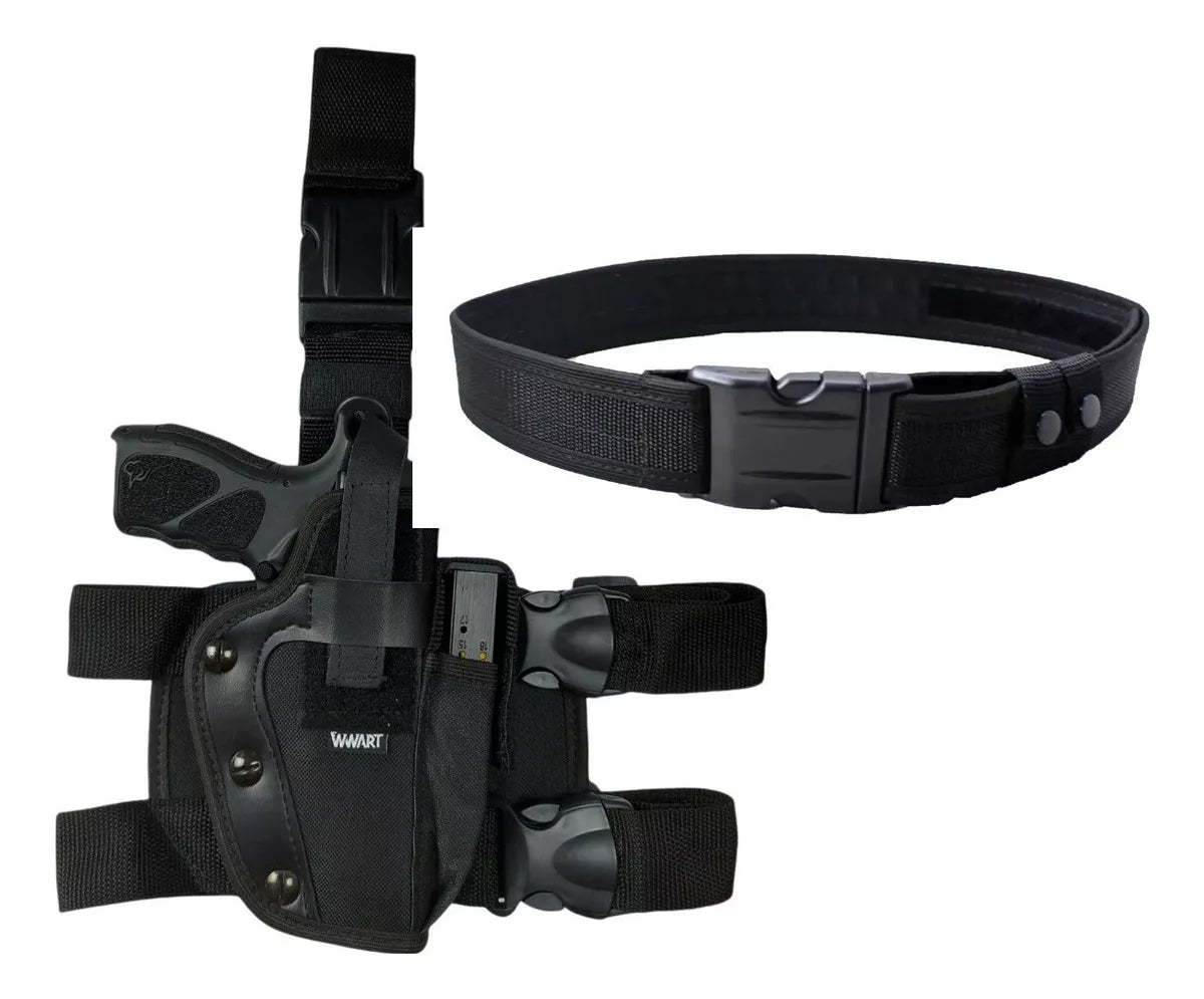 Coldre de Perna + Cinto Tático