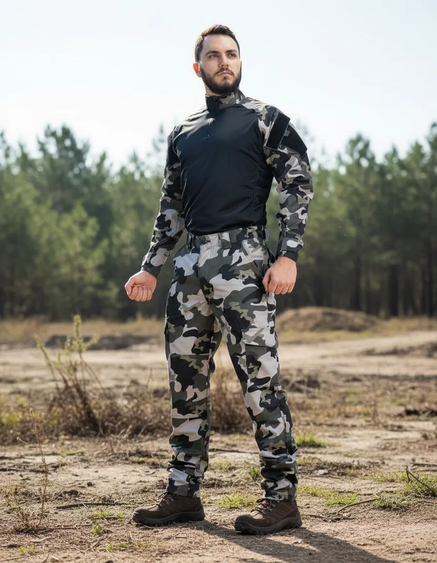 Farda Completa: Combat Shirt + Calça Tática - Choque